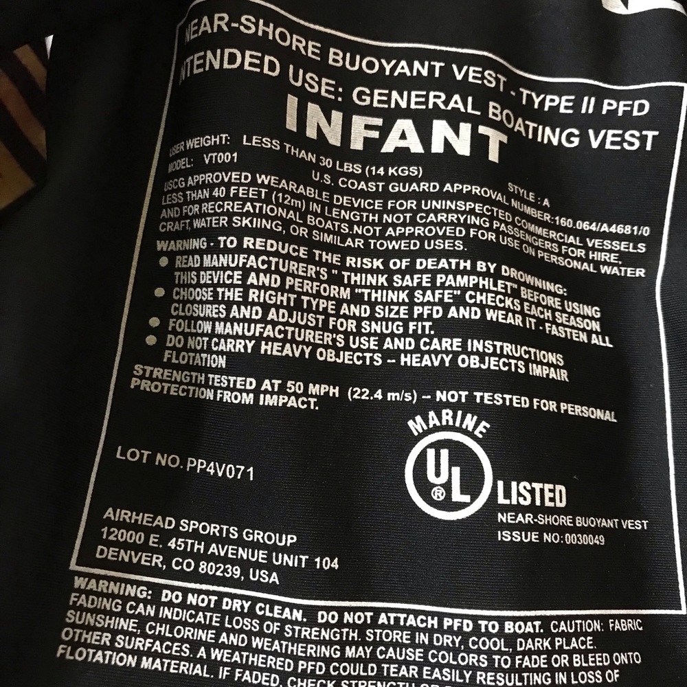 Infant Life Jacket - Picture 8 of 11